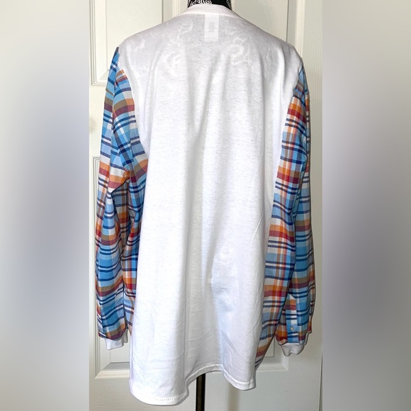 Mickey Mouse Space Upcycled Long Sleeve Shirt XL/2XL - Picture 3 of 10